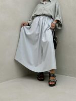 دامن لینن کد 101398 - Image 17