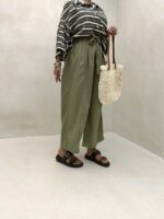 شلوار کنفی بنددار کد 101402 - Image 8