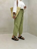 شلوار لینن دمپادوخت کد 101403 - Image 7