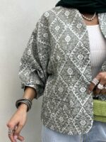 مانتو طرح جیب کد 120282 - Image 9