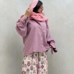 شومیز لینن آستین پیله کد 220387