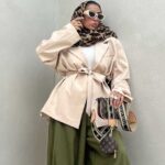 کت کمربنددار کد 120245