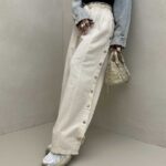 شلوار بغل دکمه کد 101326