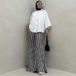 شومیز آستین دکمه کد 220441