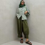 شومیز گیپور آستین پاکتی کد 220440