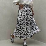 دامن LEOPARD بغل خط کد 101419