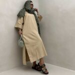 پیراهن بلند یقه مردانه کد 240146