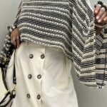 ست بلوز و دامن جلو دکمه کد 160571