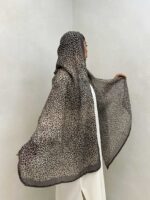 شال پلنگی حاشیه ساده کد 310064 - Image 5