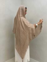 شال کنفی منگوله دار کد 310062 - Image 3