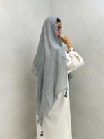 شال کنفی منگوله دار کد 310062 - Image 9