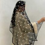 شال توری بابونه کد 310048