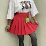 دامن دکمه دار کد 101428