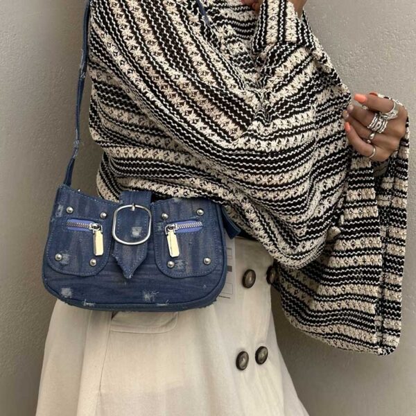 کیف جین سگک دار 280354