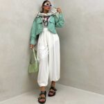 شومیز نیم تنه هلالی کد 220463