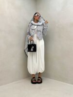 شومیز نیم تنه هلالی کد 220463 - Image 3