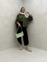 شومیز گیپور 2 جیب کد 220412 - Image 10