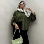 شومیز گیپور 2 جیب کد 220412