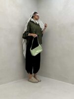 شومیز گیپور 2 جیب کد 220412 - Image 11