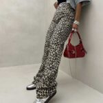 شلوار جین پلنگی کد 101464