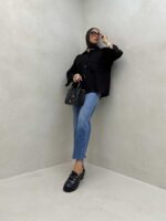شومیز 2 جیب دکمه دار کد 220374 - Image 12