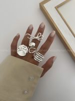 انگشتر نقره ای کد 310103 - Image 2