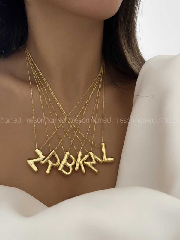 گردنبند حروف A کد 310183