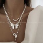 گردنبند مرواریدی کد 310223