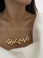 گردنبند حروف B کد 310184