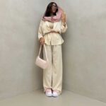 ست شومیز و شلوار آستین 3 ربع 160589