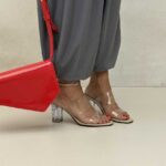 کفش پاشنه طلقی کد 140759