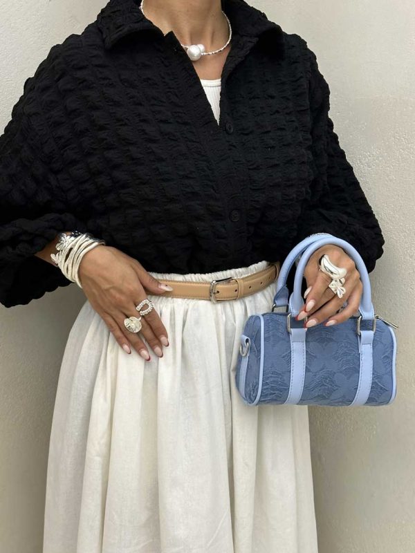 کیف جین ریش دار کد 280357