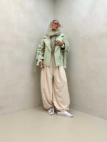 مانتو طرح جیب کد 120286 - Image 4