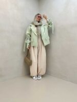 مانتو طرح جیب کد 120286 - Image 6