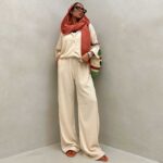 ست شومیز و شلوار سوزنی کد 160588