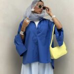 شومیز آستین پیله کد 220471