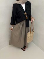 شومیز ساده 2 جیب کد 220477 - Image 6