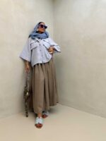 شومیز ساده 2 جیب کد 220477 - Image 8