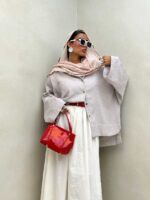 شومیز آستین بند کد 220473 - Image 4