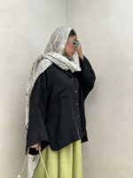 شومیز آستین بند کد 220473 - Image 12