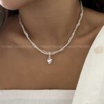 گردنبند قلبی کد 310130