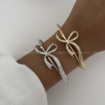 دستبند پاپیونی نگین دار کد 310196