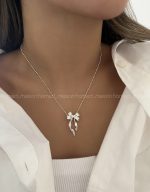 گردنبند پاپیونی کد 310097