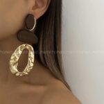 گوشواره چوبی کد 310135