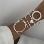 دستبند مینیمال قلب کد 310258