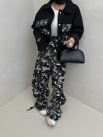 ست کت و شلوار آبرنگی کد 160627 - Image 9