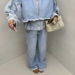 کت جین ترکیبی کد 120300