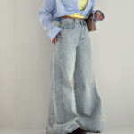 شلوار جین بگ کد 101526