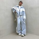 ست سوییشرت و شلوار جیب کج کد 160622