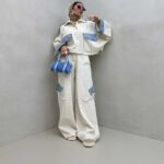 ست کت و شلوار ترکیبی جین کد 160631